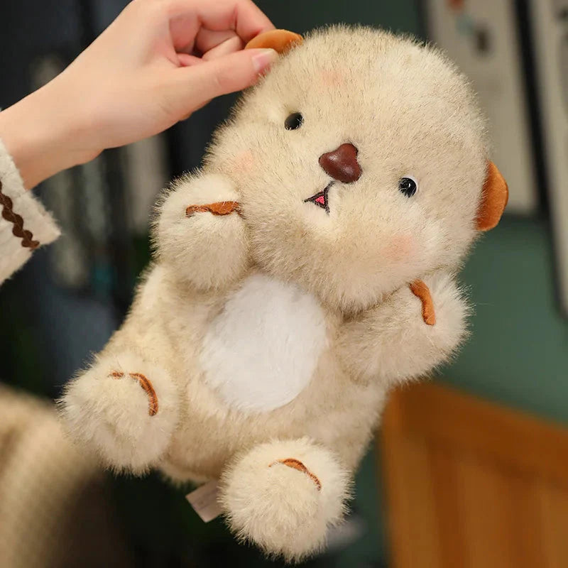 Kawaii Fluffy Blushing Otter Plushie