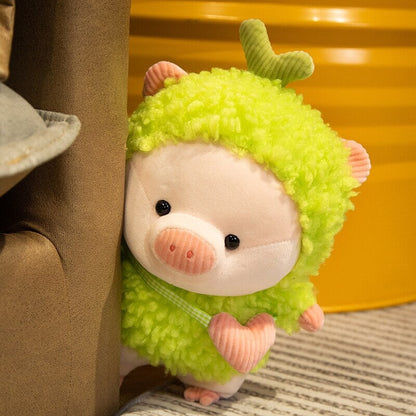 Kawaii Fluffy Cosplay Piggy Plushies