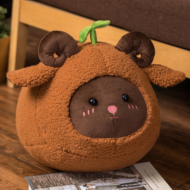 Kawaii Fluffy Sheep Goat Ram Plushie