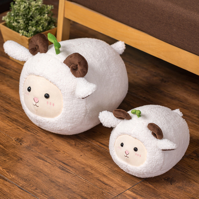 Kawaii Fluffy Sheep Goat Ram Plushie