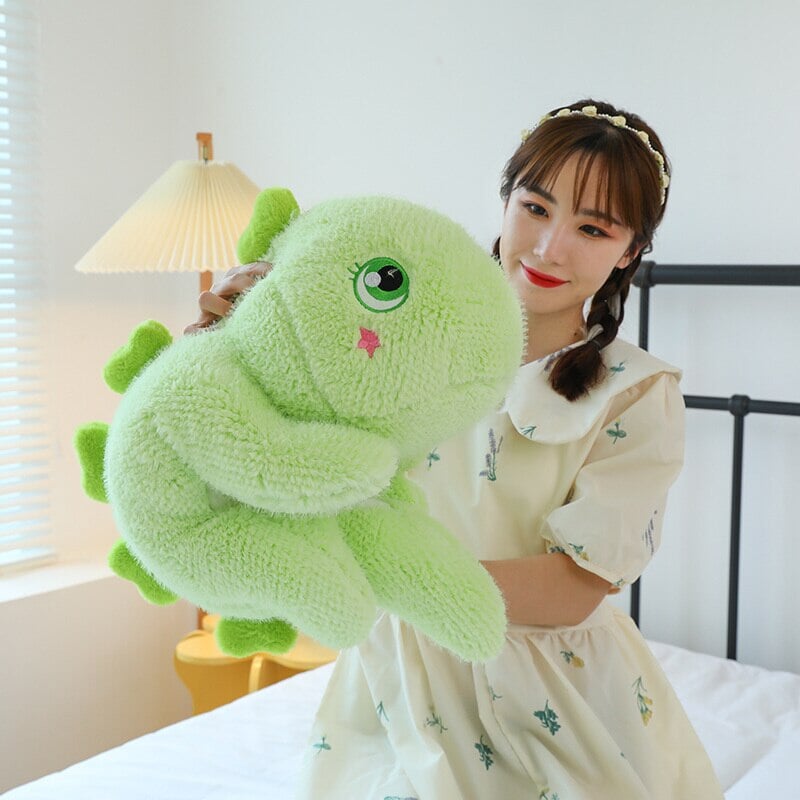 Kawaii Fluffy Stegosaurus Dinosaur Plushies