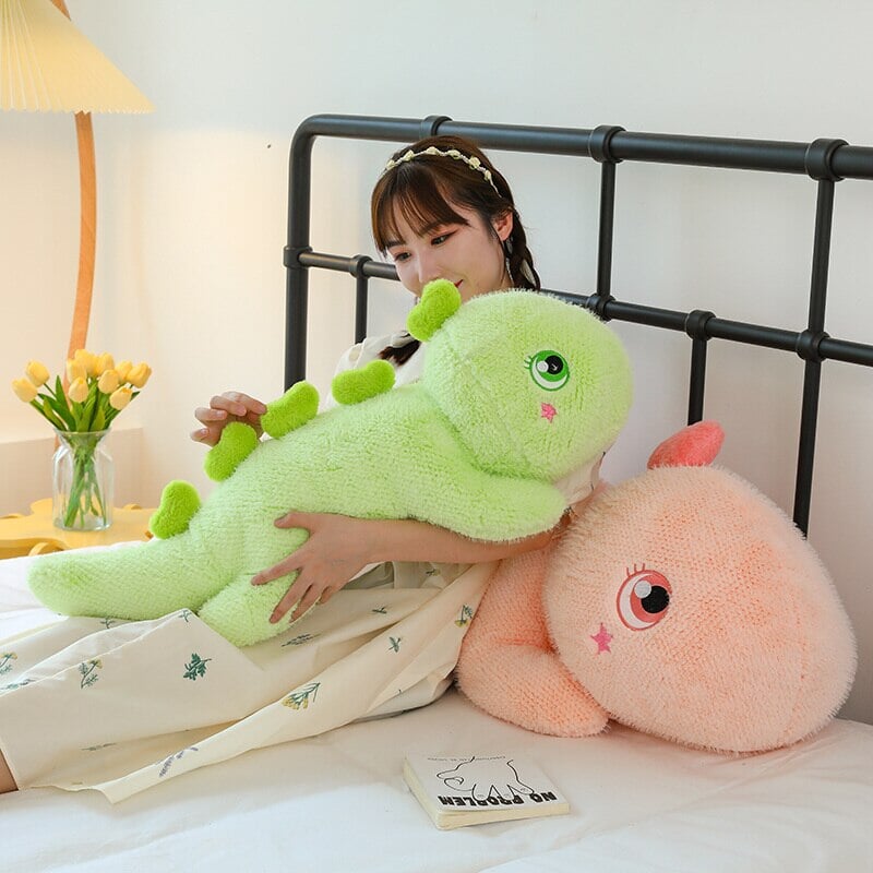 Kawaii Fluffy Stegosaurus Dinosaur Plushies