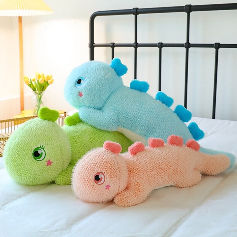 Kawaii Fluffy Stegosaurus Dinosaur Plushies