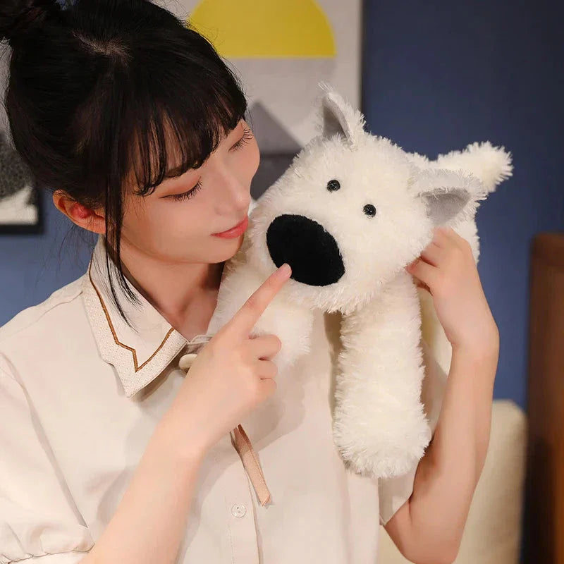 Kawaii Fluffy West Highland Dog Plushie