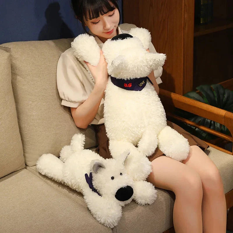 Kawaii Fluffy West Highland Dog Plushie