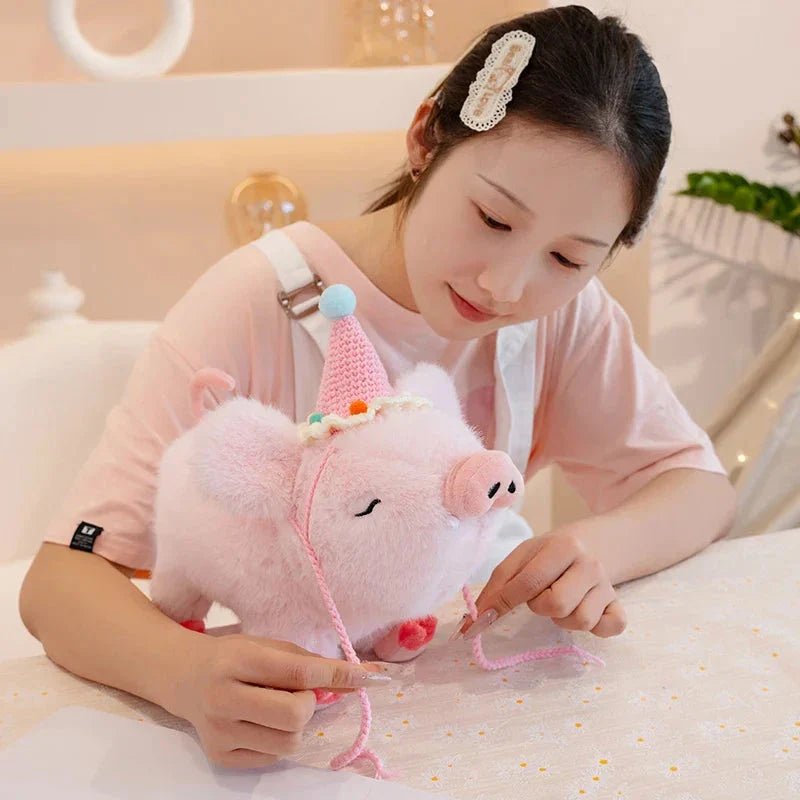 Kawaii Fluffy Wild Boar Plushie