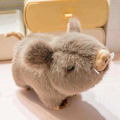 Kawaii Fluffy Wild Boar Plushie
