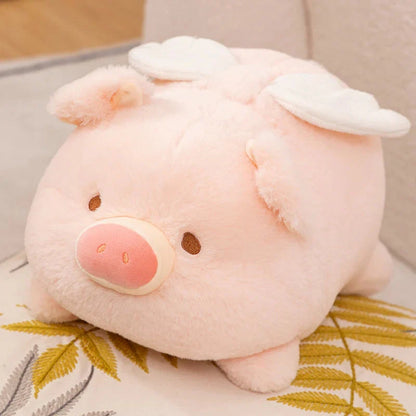 Kawaii Flying Angel Pig Plush
