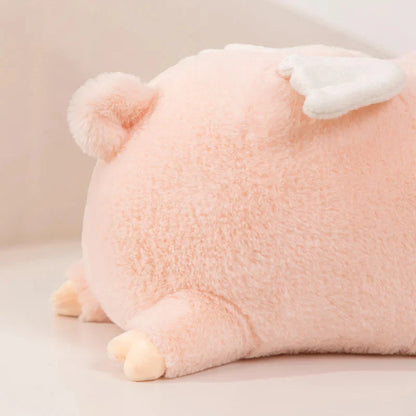 Kawaii Flying Angel Pig Plush