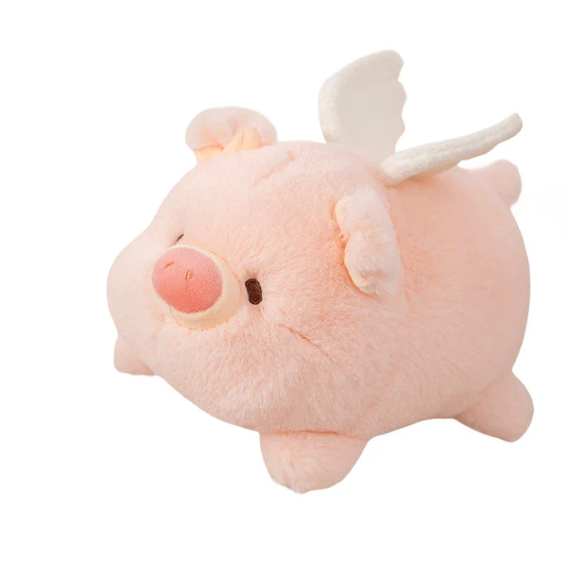Kawaii Flying Angel Pig Plush