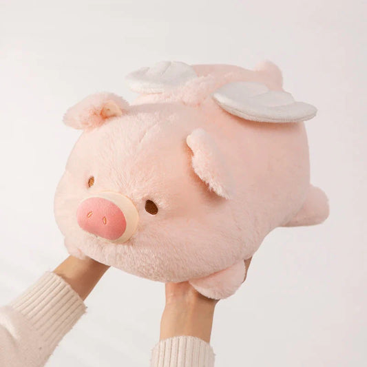 Kawaii Flying Angel Pig Plush