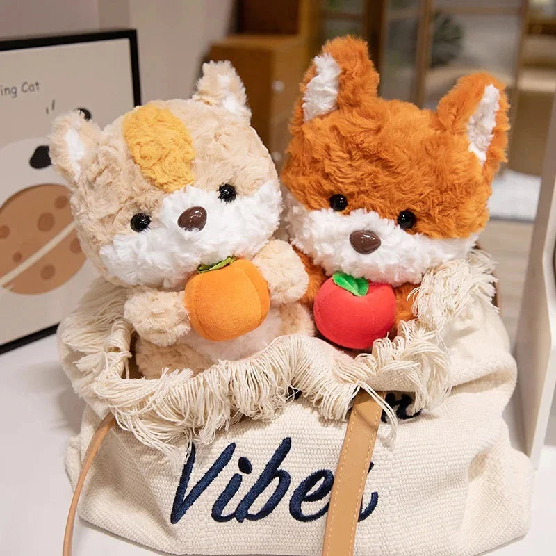 Kawaii Fox & Squirrel Chibi Plushies