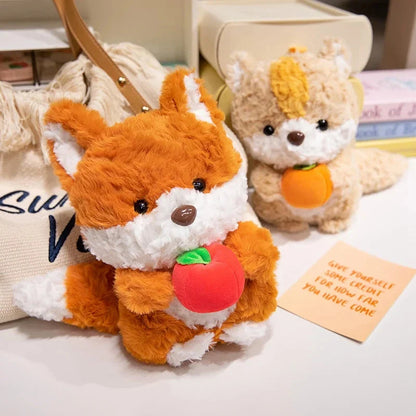 Kawaii Fox & Squirrel Chibi Plushies