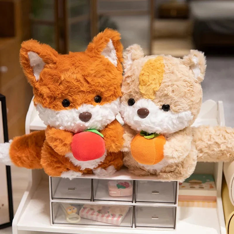 Kawaii Fox & Squirrel Chibi Plushies