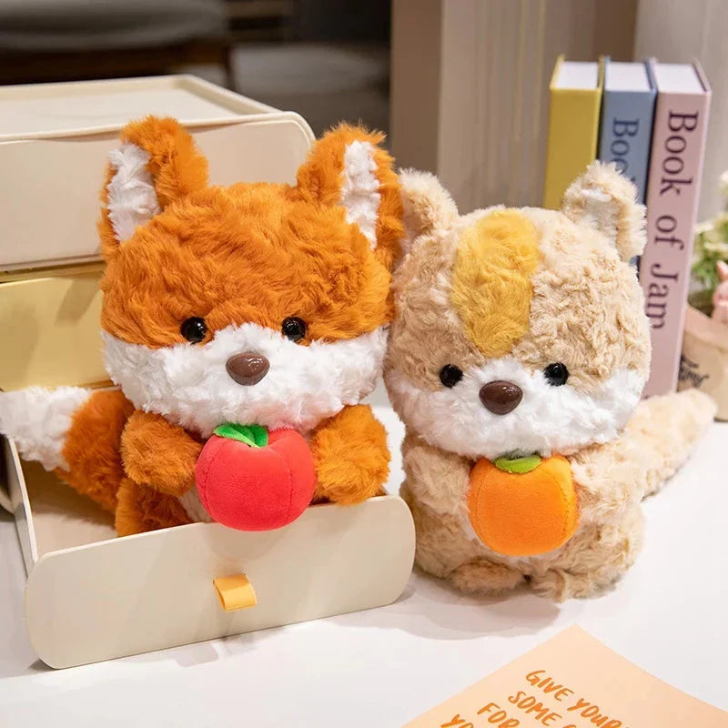 Kawaii Fox & Squirrel Chibi Plushies