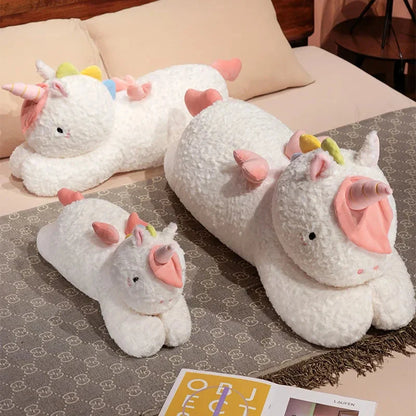 Kawaii Giant Chibi White Unicorn Plushie