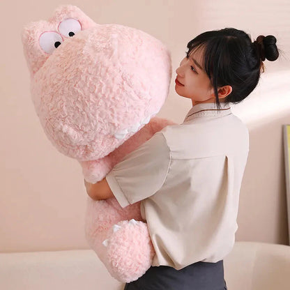 Kawaii Goofy Green Pink Dinosaur Plushies