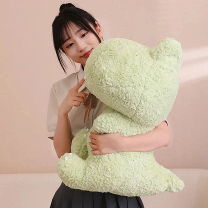 Kawaii Goofy Green Pink Dinosaur Plushies