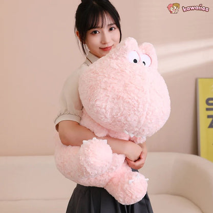 Kawaii Goofy Green Pink Dinosaur Plushies