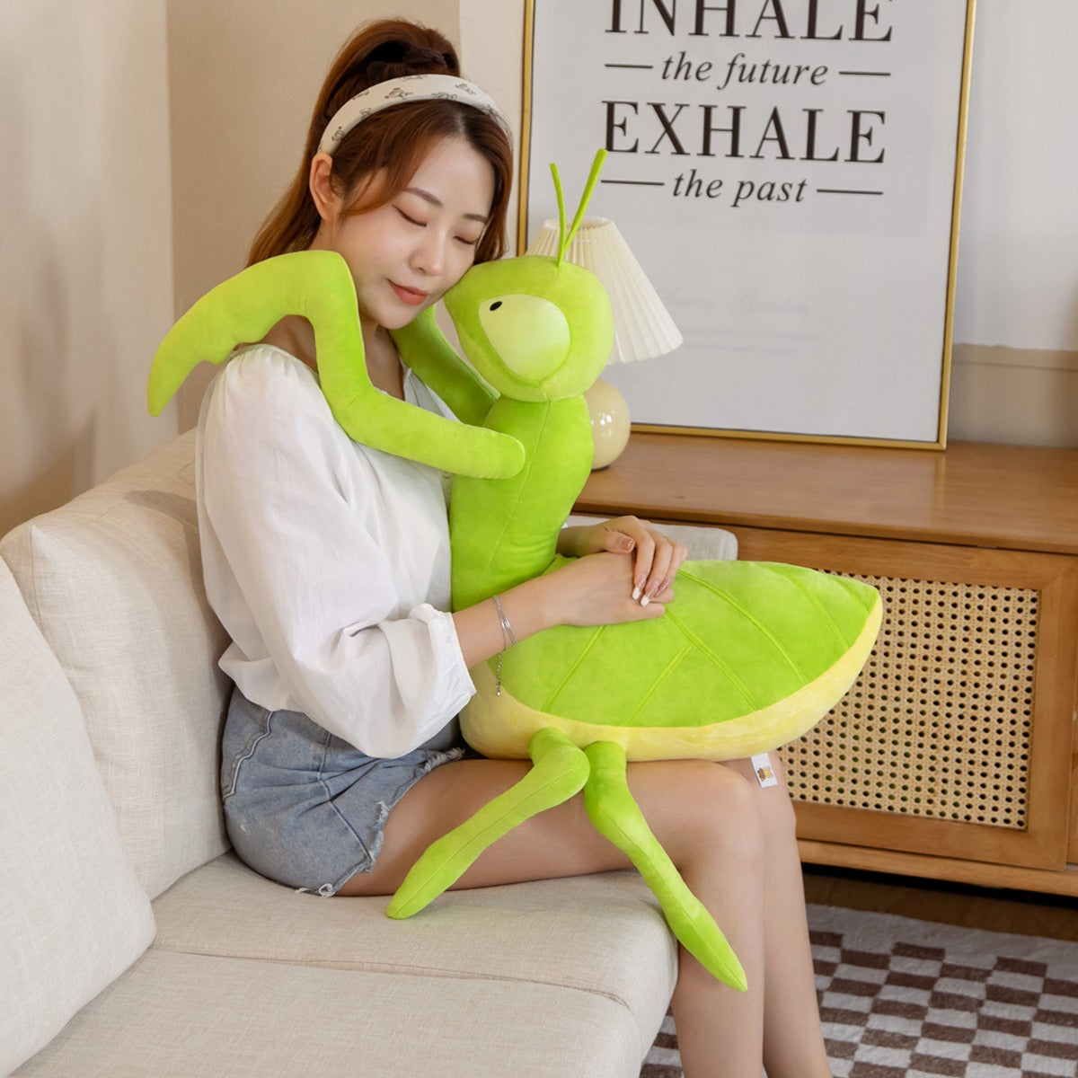 Kawaii Green Praying Mantis Plushie