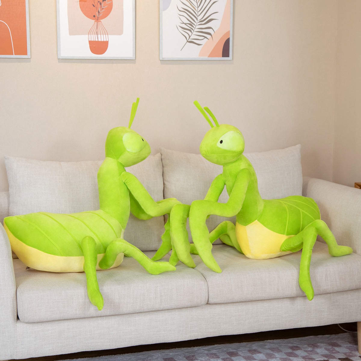 Kawaii Green Praying Mantis Plushie