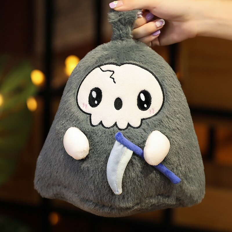 Kawaii Grim Reaper & Ghost Halloween Plushies