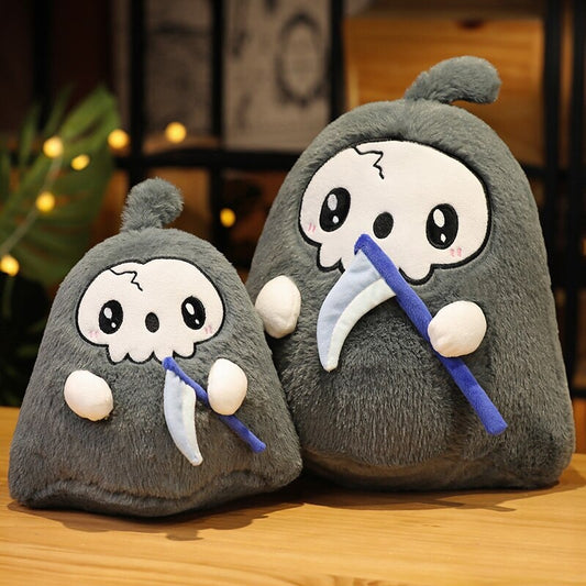 Kawaii Grim Reaper & Ghost Halloween Plushies