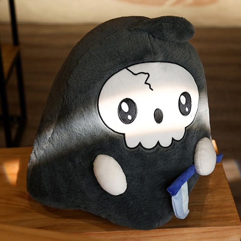 Kawaii Grim Reaper & Ghost Halloween Plushies