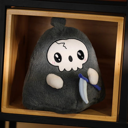 Kawaii Grim Reaper & Ghost Halloween Plushies