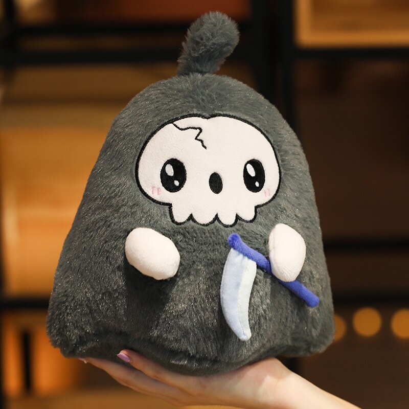 Kawaii Grim Reaper & Ghost Halloween Plushies