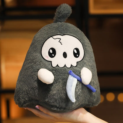 Kawaii Grim Reaper & Ghost Halloween Plushies