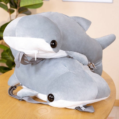 Kawaii Hammerhead Shark Plush Backpack