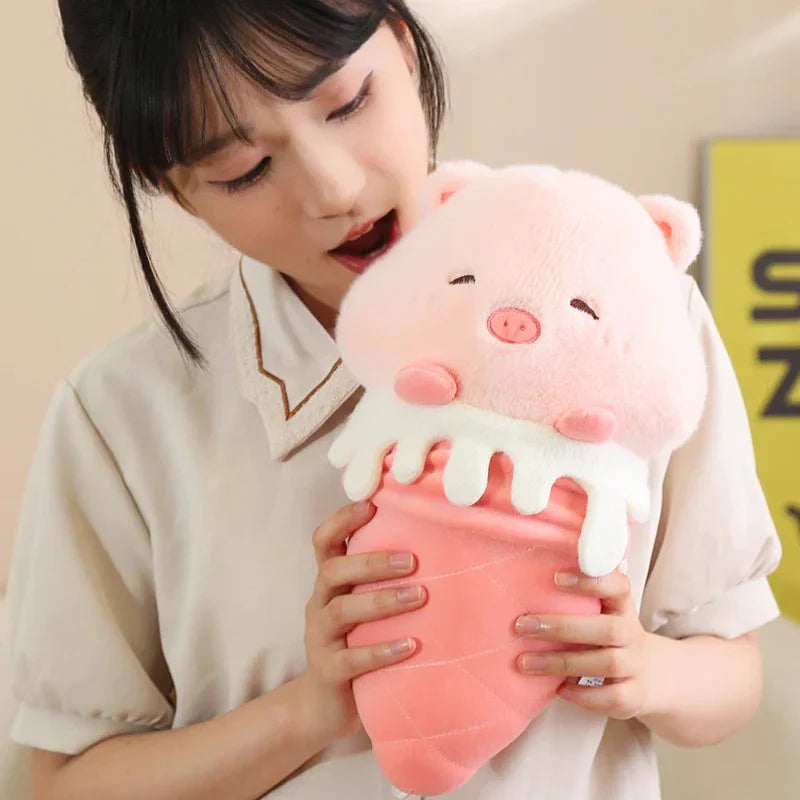 Kawaii Ice Cream Pig Capybara Chick Sheep Plushie