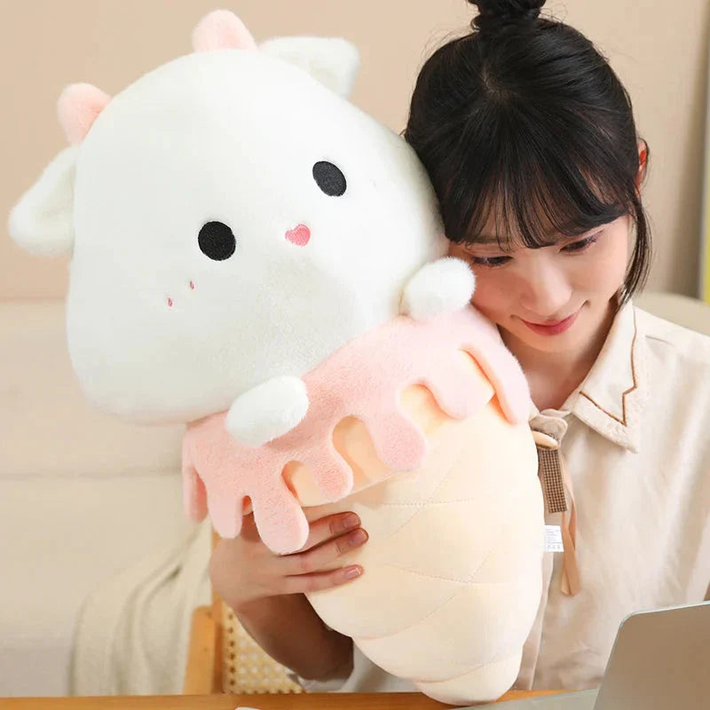 Kawaii Ice Cream Pig Capybara Chick Sheep Plushie