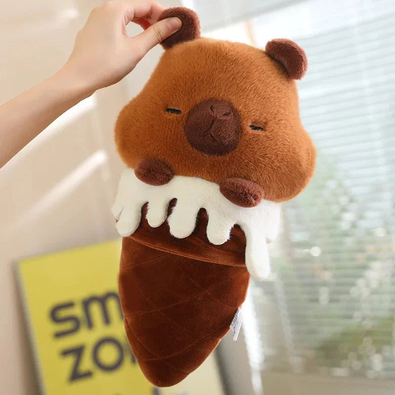 Kawaii Ice Cream Pig Capybara Chick Sheep Plushie