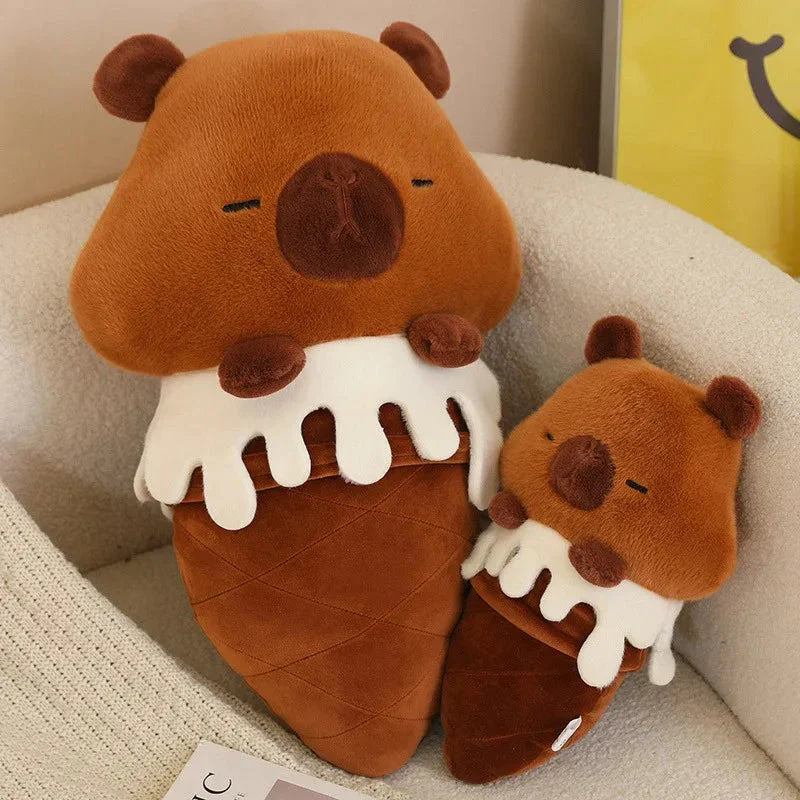 Kawaii Ice Cream Pig Capybara Chick Sheep Plushie