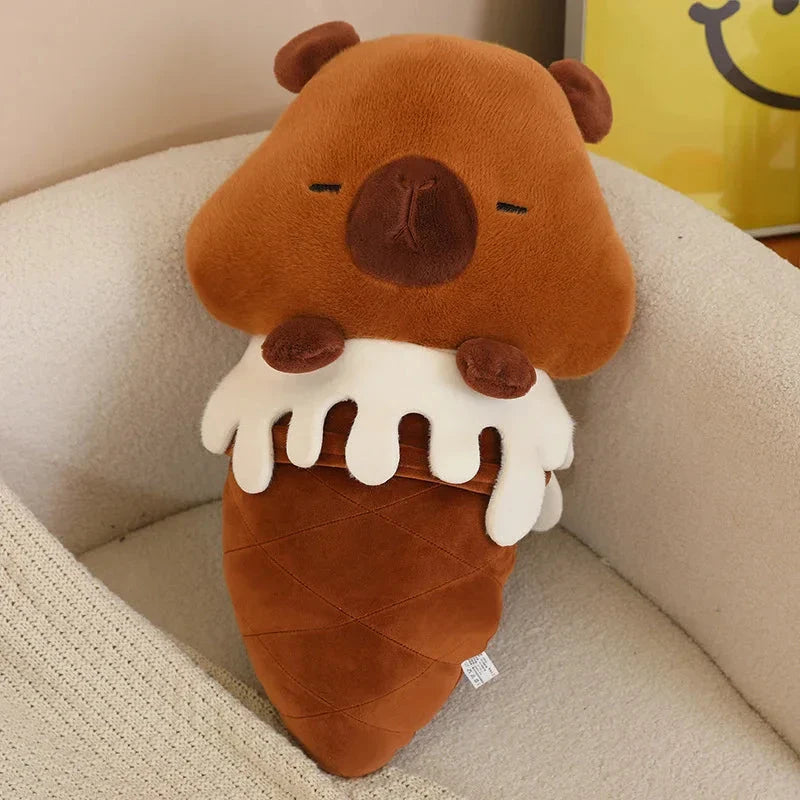 Kawaii Ice Cream Pig Capybara Chick Sheep Plushie