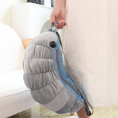 Kawaii Isopod Plush Backpack