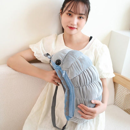 Kawaii Isopod Plush Backpack