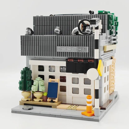 Kawaii Japanese Coffee Store Building Set