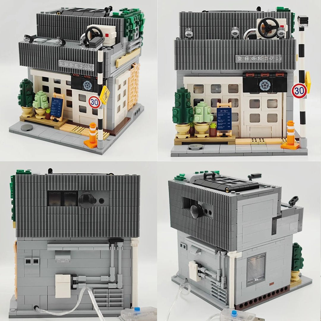 Kawaii Japanese Coffee Store Building Set