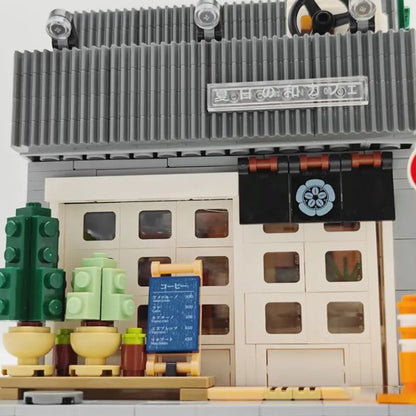 Kawaii Japanese Coffee Store Building Set