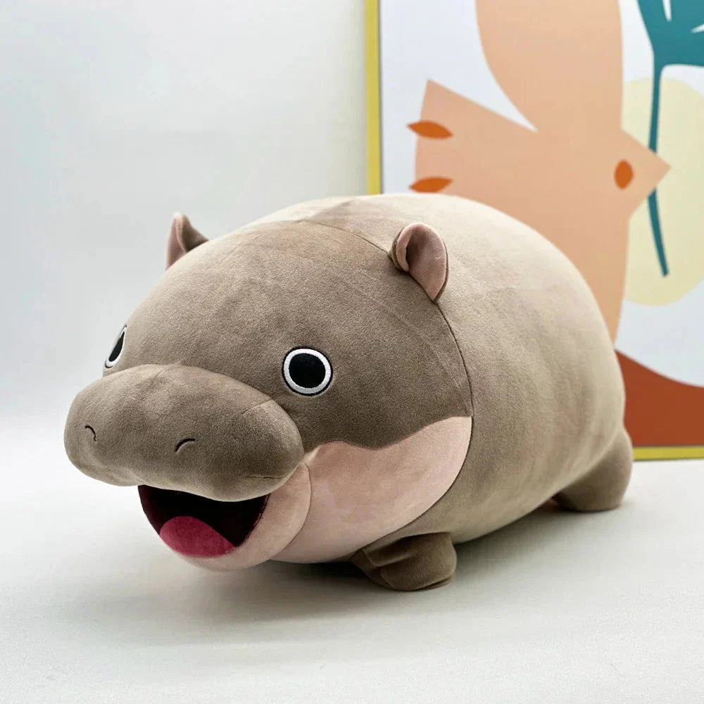 Kawaii Moo Deng Baby Hippo Plushie