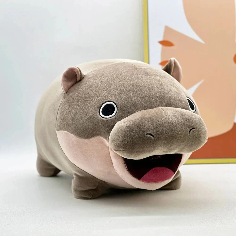 Kawaii Moo Deng Baby Hippo Plushie