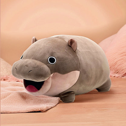 Kawaii Moo Deng Baby Hippo Plushie