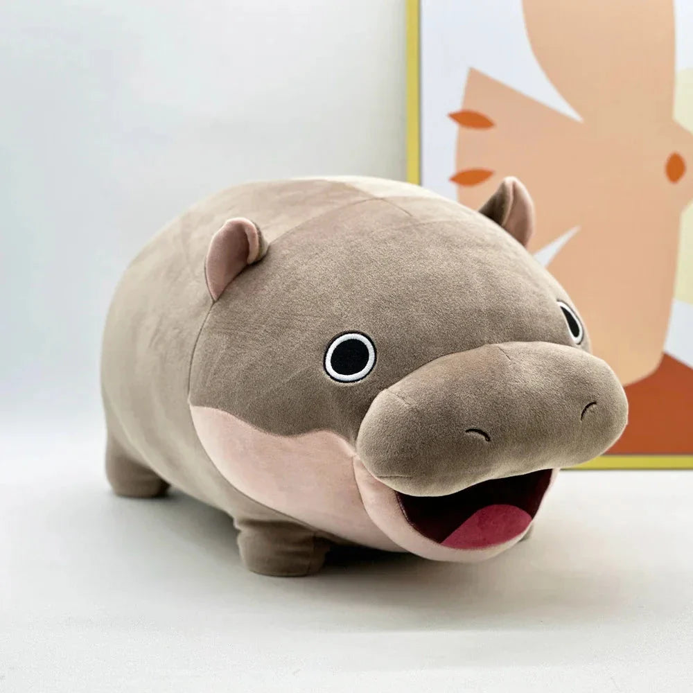 Kawaii Moo Deng Baby Hippo Plushie