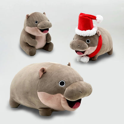 Kawaii Moo Deng Baby Hippo Plushie