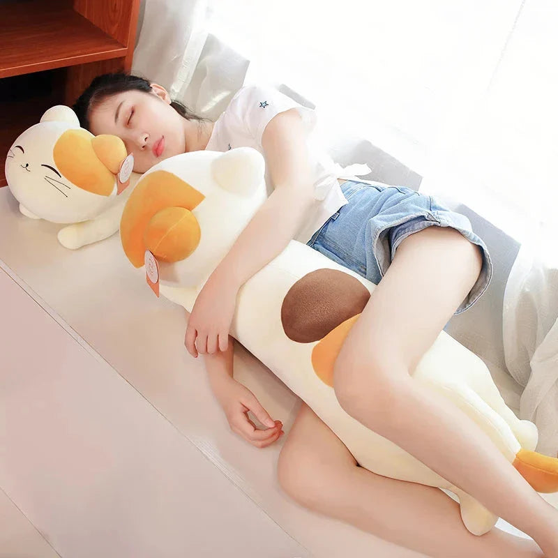 Kawaii Neeko Spotted Ginger Cat Plushie