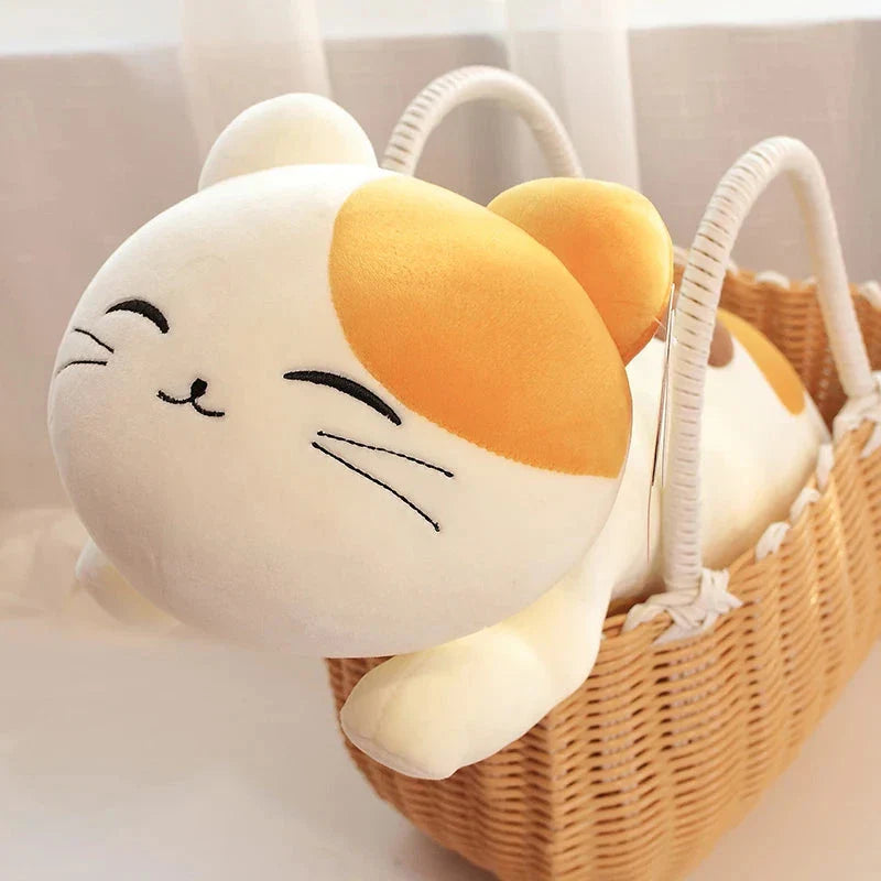Kawaii Neeko Spotted Ginger Cat Plushie