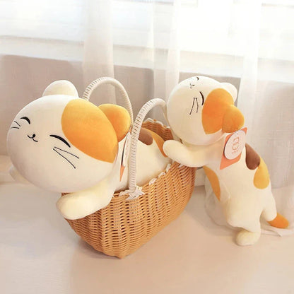 Kawaii Neeko Spotted Ginger Cat Plushie